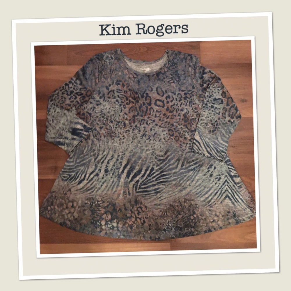 Kim Rogers Top size petite medium